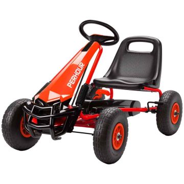 Lasten poljettava kartingauto, säädettävä istuin, 110 × 61 × 62 cm