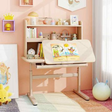 Children's desk, adjustable height, 80.5 × 111–135 × 51.5 cm
