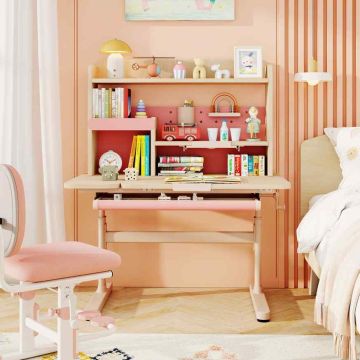 Children's desk, adjustable height, 80.5 × 88–110 × 51.5 cm