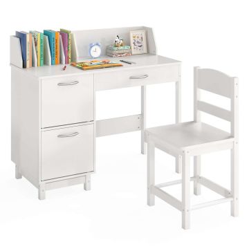 Children's desk with chair, table and chair, 90 × 45 × 81 cm