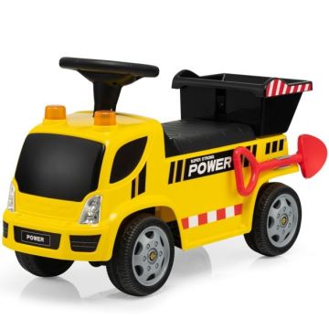 Lasten rakennusaiheinen kuorma-auto, kippikauhalla, 72 × 28 × 43 cm