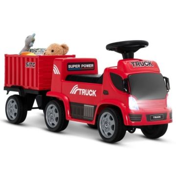 Lasten ajettava kuorma-auto, irrotettavalla säiliöllä, Punainen, 109 × 29 × 43 cm