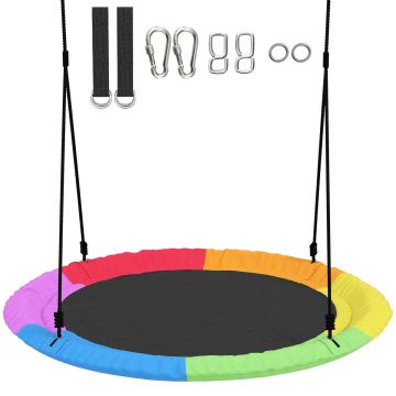 Lasten keinu, enintään 3 lapselle, Ø100 × 180 cm