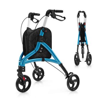 Walker, 3 wheels, 30.5 × 26.5 × 34–38 inches