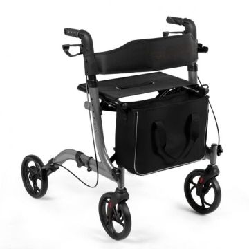 Walker, 4 wheels, 73.66 × 81.28–93.98 × 60.96 cm