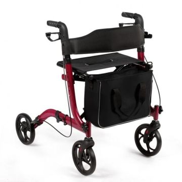 Walker, 4 wheels, 73.66 × 81.28–93.98 × 60.96 cm