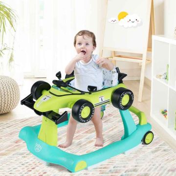Walker, 4 in 1, foldable, 73 × 50.5/53.5/55.5 × 64 cm