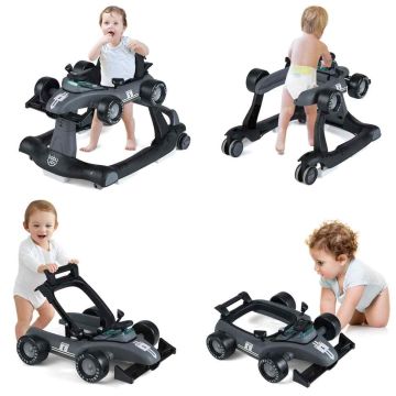 Walker, 4 in 1, foldable, 73 × 50.5/53.5/55.5 × 64 cm