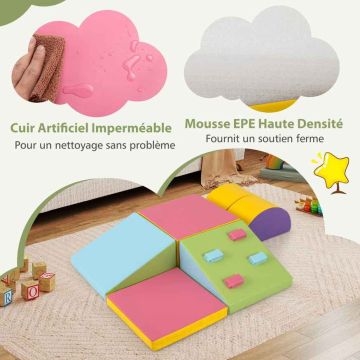 Children's climbing block set, 6 pcs