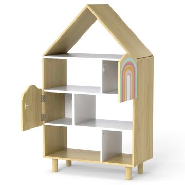 Children's shelf, 5 compartments, 2 doors, 60 × 101 × 30 cm