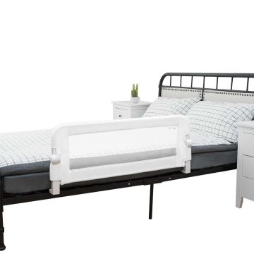 Children's bed guard, Foldable, white, 105 × 40 × 42 cm