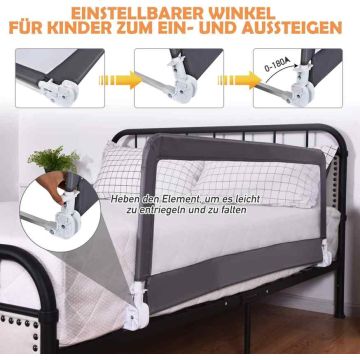 Adjustable bed gates