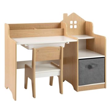 Children's desk set, table and chair, 94 × 40 × 76.5 cm