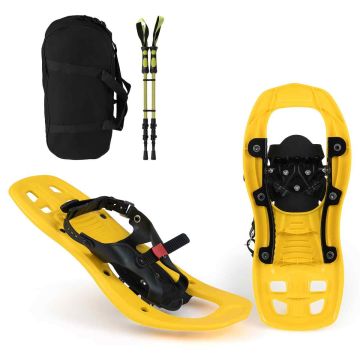 Children's snow boots with hiking poles, up to 36 kg, 43 × 19 cm