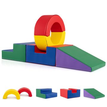 Набор детских игровых блоков, 5 форм, 152 × 50 × 70 см
