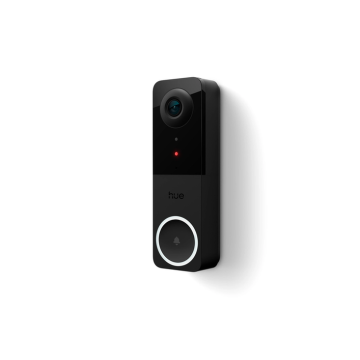 Video-ovikellokamera Philips Hue Video Doorbell Camera, Musta, 108 × 176 × 86 mm