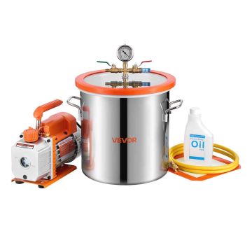 Tyhjiökammio- ja pumppusarja VEVOR RS-1, 11,36 l