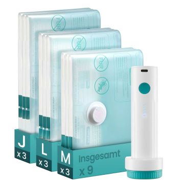 SONGMICS vacuum bags for clothes, 5 pcs. with electric pump