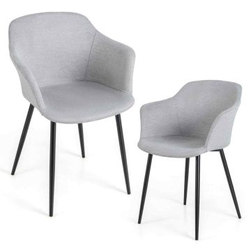 Dining chair, with armrests, 59.69 × 82.55 × 53.34 cm