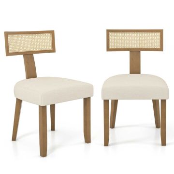 Dining chairs, 2 pcs, 55.88 × 92.71 × 55.88 cm