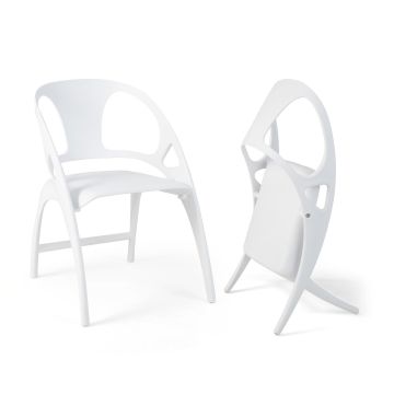 Dining chairs, 2 pcs, 55.9 × 80 × 59.7 cm