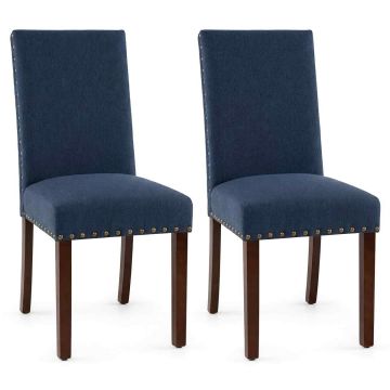 Dining chairs, 2 pcs, Blue, 67 × 44.5 × 96 cm
