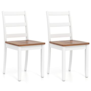 Dining Chairs, 2 pcs, Brown, 40.64 × 40.64 × 85.09 cm