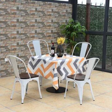 Dining chairs, 4 pcs, 45.7 × 45.7 × 85.1 cm