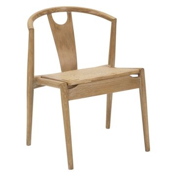 Dining chairs Japan, 2 pcs, Brown, 56 × 76 × 53 cm
