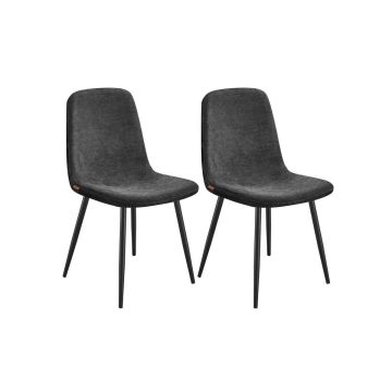 VASAGLE dining chair set, 4 pcs, 43.5 × 85.5 × 55 cm