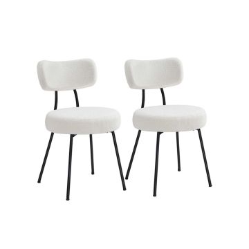 Dining chair set VASAGLE KDC110B01, 2 pcs, 59 × 82.5 × 48.5 cm