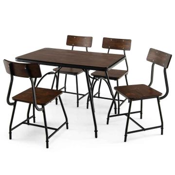 Dining set, with 4 chairs, 110 × 70 × 76 cm