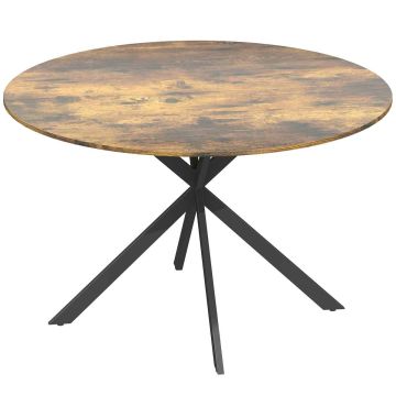 Ruokapöytä, 4 hengelle, Ø120 × 75 cm