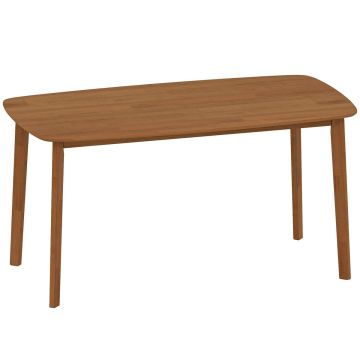 Ruokapöytä, 6 paikkaa, Ruskea, 150 × 76 × 80 cm