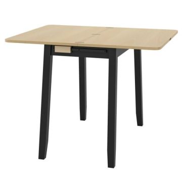 Dining table, extendable, for 4 people, 100 × 76 × 91 cm