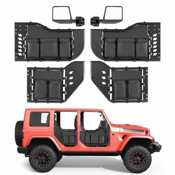 Jeepin putkiovet VEVOR YK-GMD-ZW-JL-4, 4 ovea, Musta
