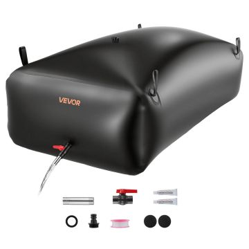 Vesivarastointipussi VEVOR WSB-1000L-Black, 1000 l, Musta, 200 × 101 × 51 cm