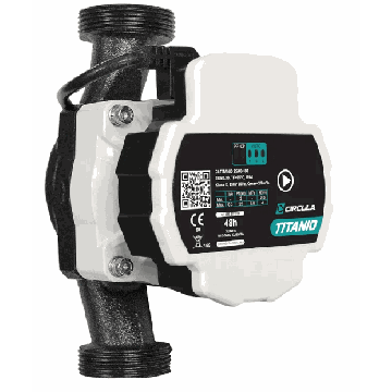 Vesipumppu Titanio 25/80, 65 W, 130 mm
