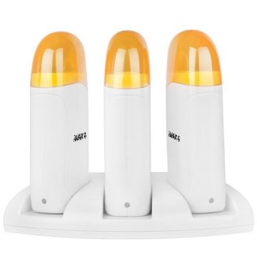 Vahakasettilämmitin IWAX, 3 kasetille, 26 × 5 × 16 cm