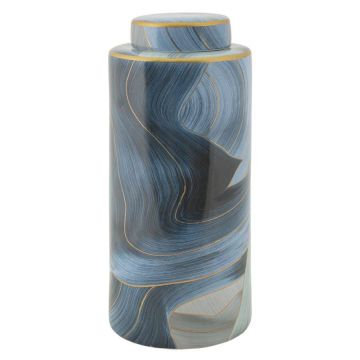 Vase Elegant, with lid, Ø 15 × 34 cm