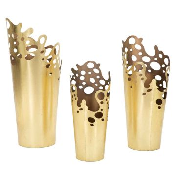 Set of pots, 3 pcs, 33 × 32.4 × 75.6 cm; 28.6 × 27.3 × 64.1 cm; 23.5 × 22.2 × 52.7 cm