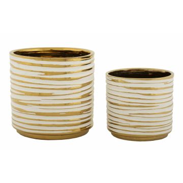 Maljakkosetti Blom, 2 kpl, Ø 23 × 22 cm ja Ø 18 × 17,5 cm