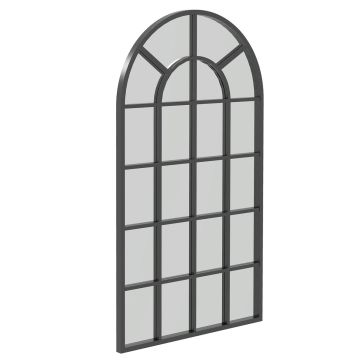 Зеркало Homcom 110x62x2,5см, черного цвета