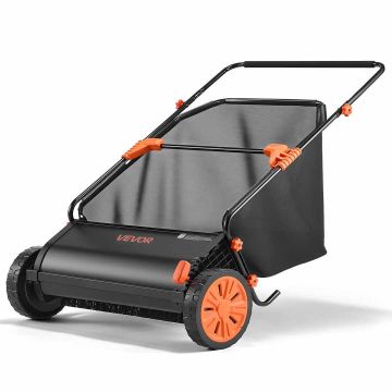 Подметальная машина для газона VEVOR S19-003A, сборник 340 л, 98,5 × 127 × 47 см