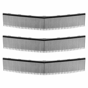 Nurmikonlakaisimen vaihtoharjat VEVOR 919-002B, 3 kpl, Mustat, 59,5 × 10,5 cm