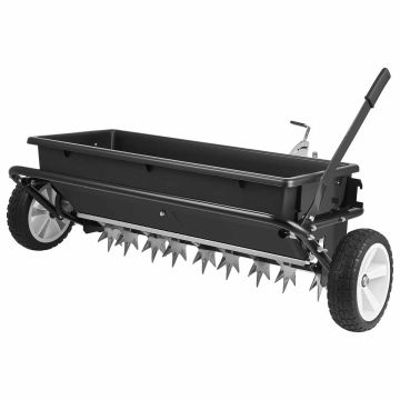 Hinattava nurmikonlevitin VEVOR TC2137, ilmastuspiikeillä, 990 × 1160 × 460 mm
