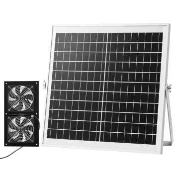 Tuuletin VEVOR 15W-XC12025X12Z, 2 tuuletinta, 390 × 95 × 370 mm