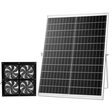 Tuuletin VEVOR 25W-XC12025X12Z, 4 tuuletinta, 25 W, 51 × 9 × 42,5 cm