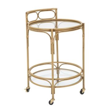 Panama trolley, 2 shelves, Ø 51 × 74 cm