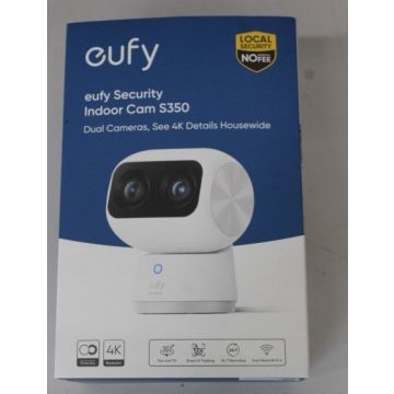 Sisävalvontakamera Anker Eufy Security S350, Micro SD enintään 128 Gt